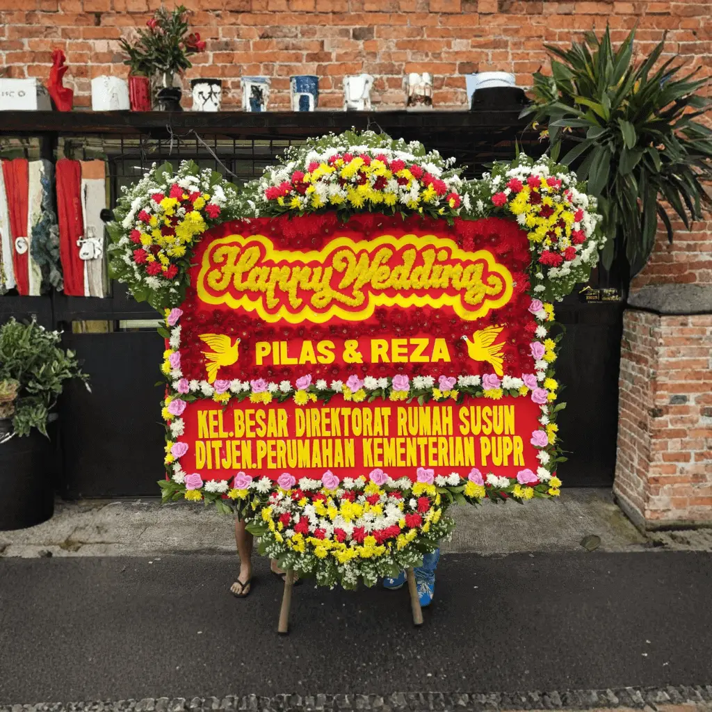 karangan bunga papan 2