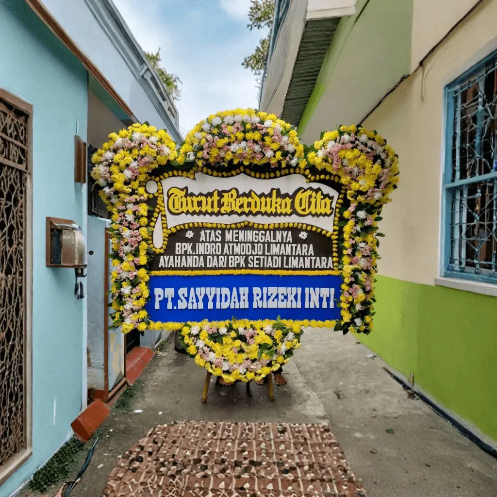 karangan bunga papan 7