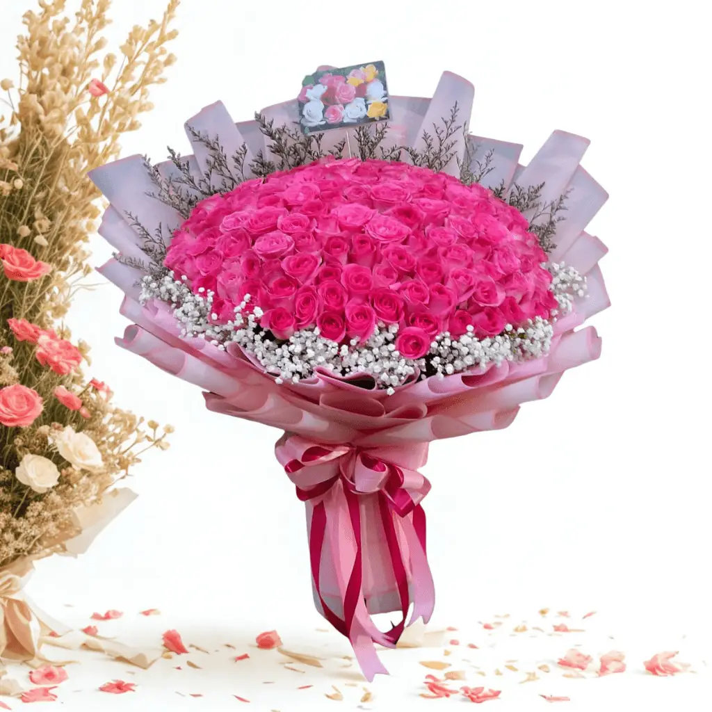 standing flowers bucket 1