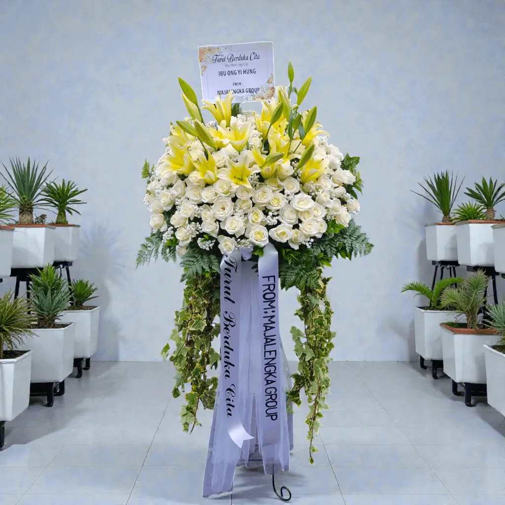 standing flowers bucket 2