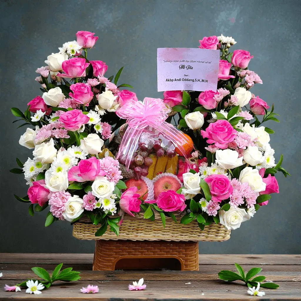 standing flowers bucket 3